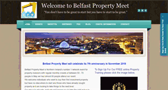Desktop Screenshot of belfastpropertymeet.com